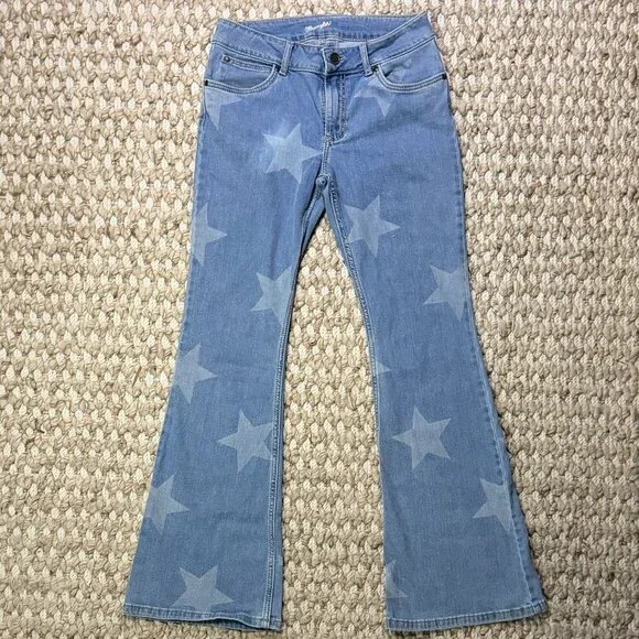 Wrangler Retro Mae Flare Jean Med Rise "Alice" jeans-Star jeans, size 30x34 - Picture 1 of 6